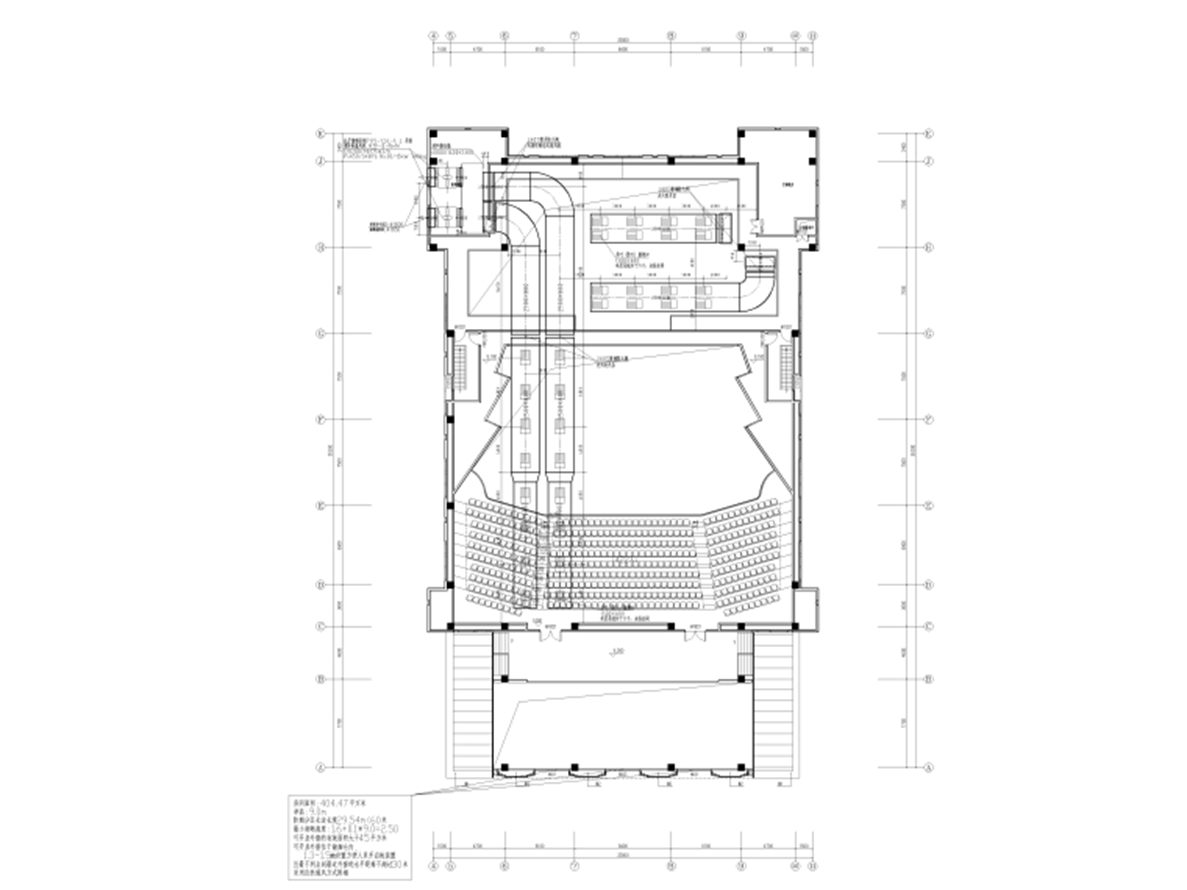 貴州省學(xué)校建設(shè)會堂暖通施工圖