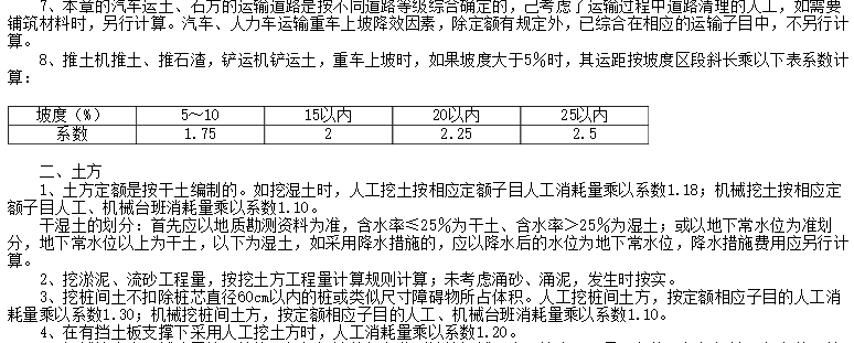 广东2010定额章节说明&计算规则