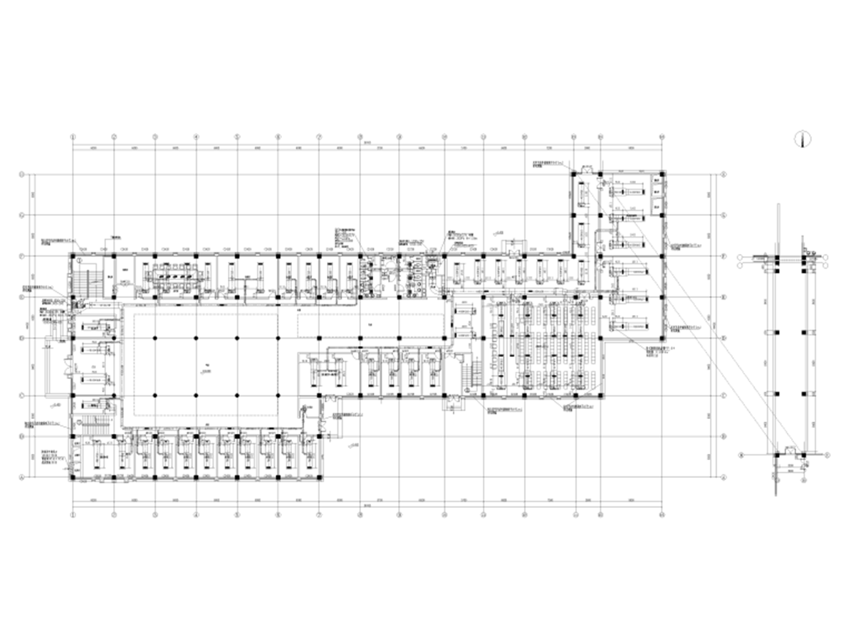 貴州省學(xué)校建設(shè)行政樓暖通施工圖