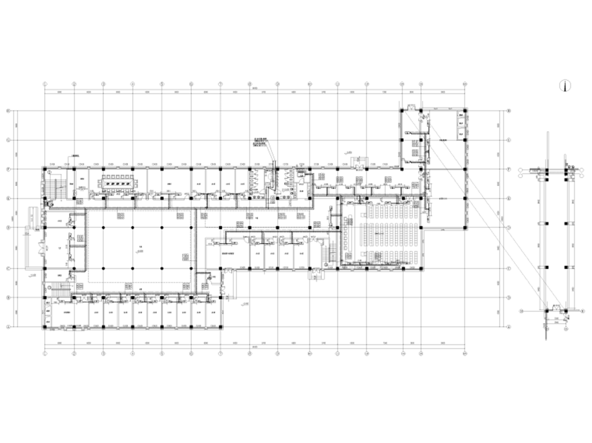 貴州省學(xué)校建設(shè)行政樓暖通施工圖