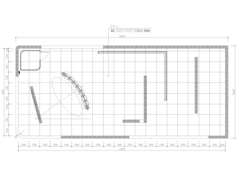 [廣東]頂固47㎡五金展廳設(shè)計施工圖+SU模型