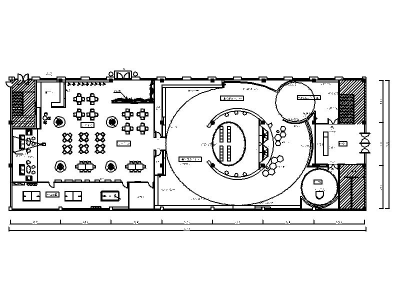 新区中心区域某科技技术展厅室内设计施工图