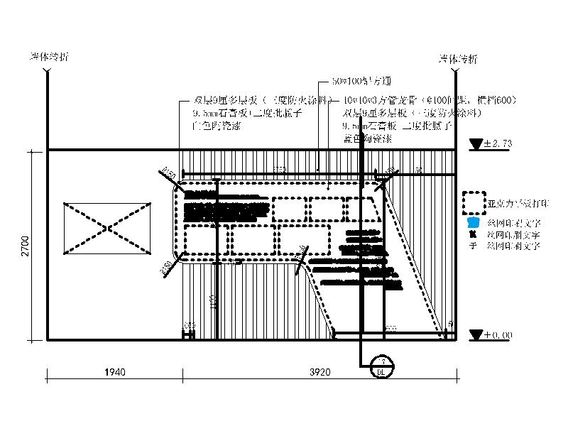 新区中心区域某科技技术展厅室内设计施工图