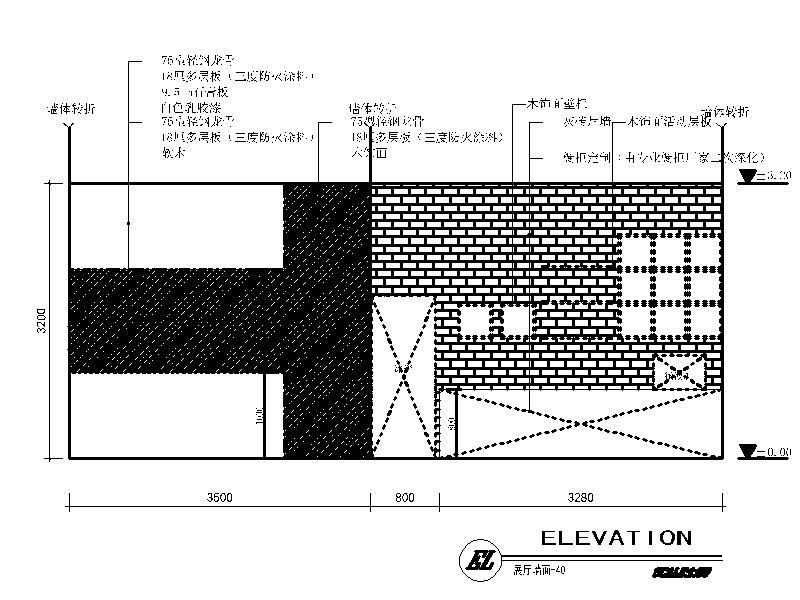 新区中心区域某科技技术展厅室内设计施工图