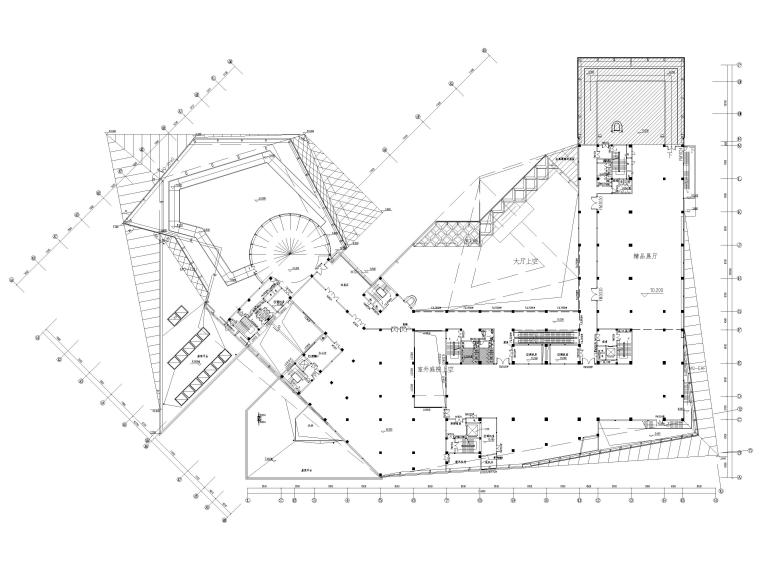 三層博物館展廳室內(nèi)裝修設(shè)計(jì)施工圖