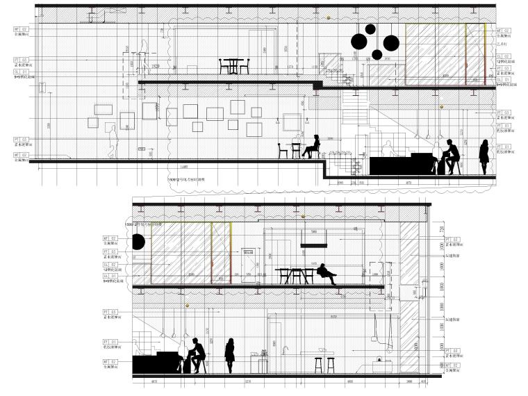 798㎡二層櫥柜展廳裝修施工圖