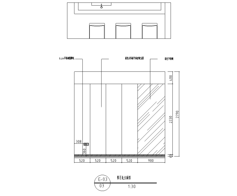 現(xiàn)代風(fēng)145㎡住宅施工圖CAD