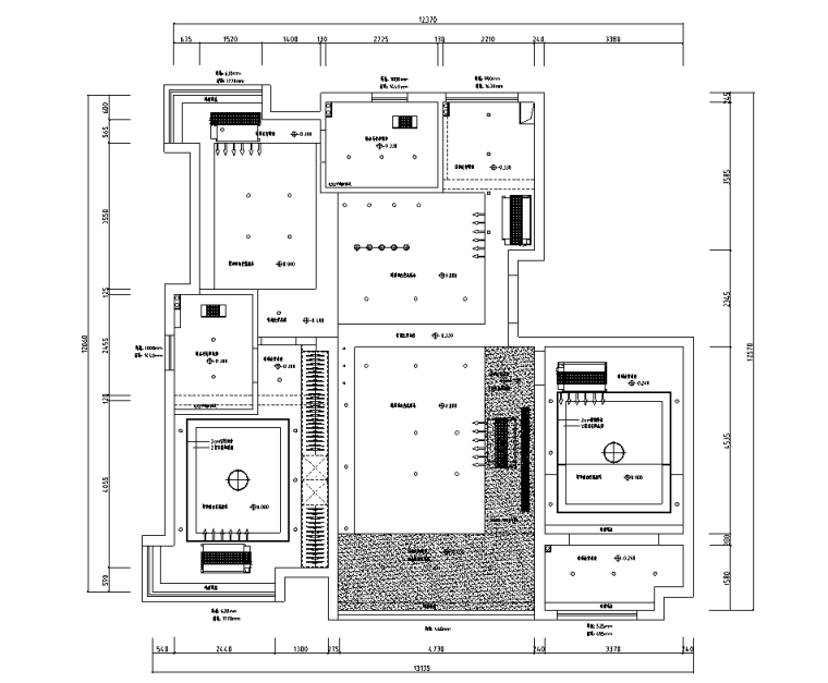 現(xiàn)代風(fēng)145㎡住宅施工圖CAD