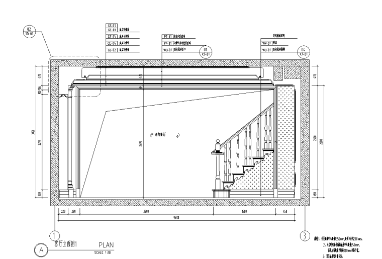 聯(lián)排別墅樣板間效果圖+施工圖CAD