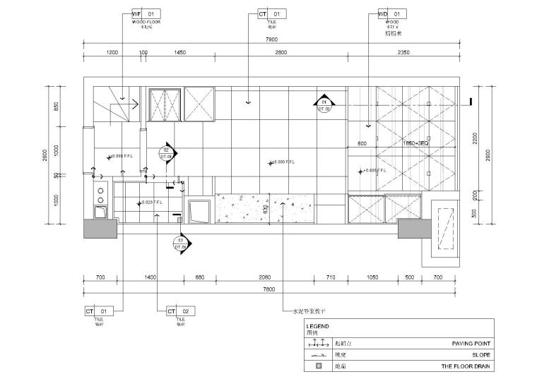 30㎡二層日式loft公寓樣板間施工圖 