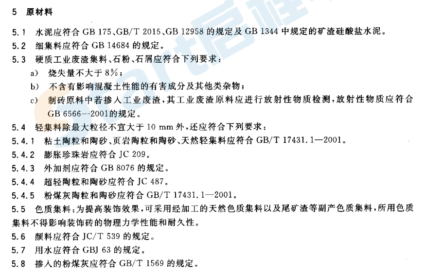 NYT 671-2003 混凝土普通磚和裝飾磚