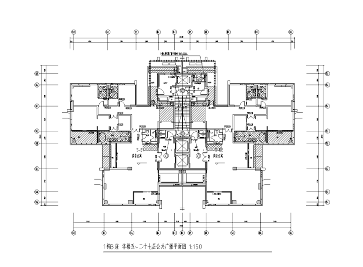 深圳超高層城市綜合體弱電施工圖