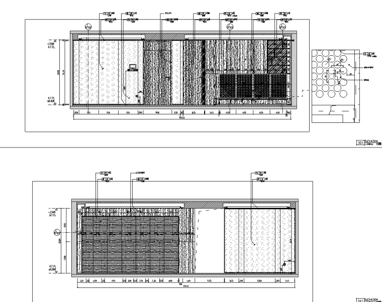 朋克風(fēng)現(xiàn)代風(fēng)輕奢樣板房施工圖CAD