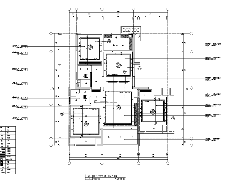 朋克風(fēng)現(xiàn)代風(fēng)輕奢樣板房施工圖CAD