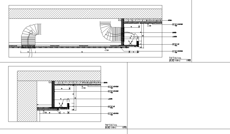 朋克風(fēng)現(xiàn)代風(fēng)輕奢樣板房施工圖CAD