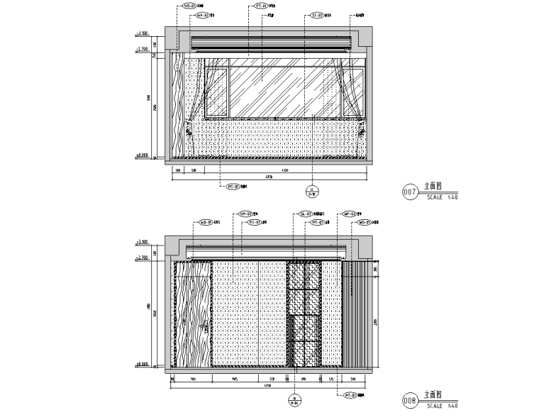 豪宅裝修全套施工圖設(shè)計(jì)CAD