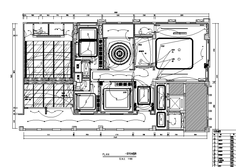 豪宅裝修全套施工圖設(shè)計(jì)CAD