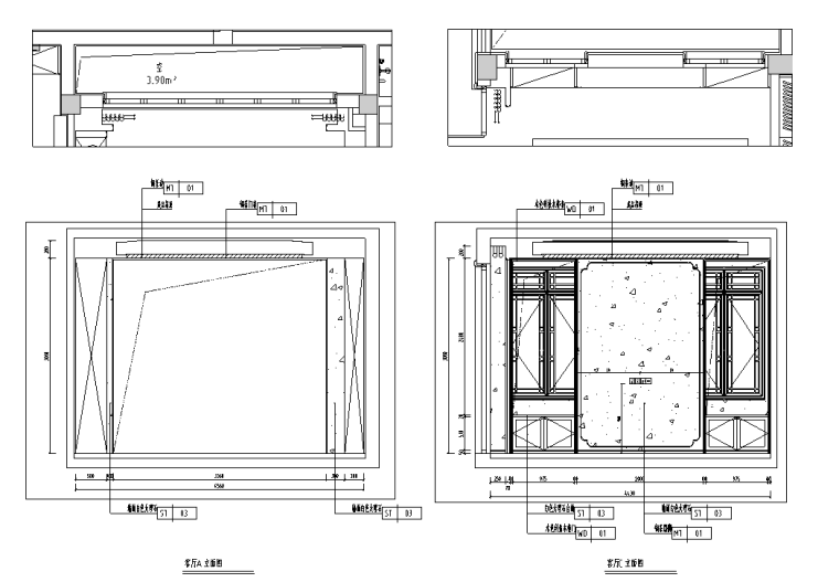 江南里別墅私宅內(nèi)裝施工+水電圖