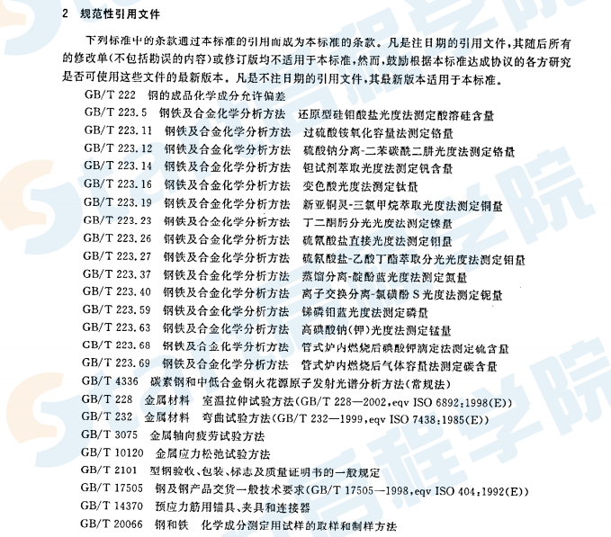 GBT20065-2006 预应力混凝土用螺纹钢筋