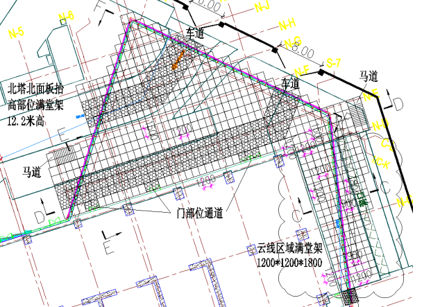 滨海大厦幕墙工程首层满堂脚手架施工方案