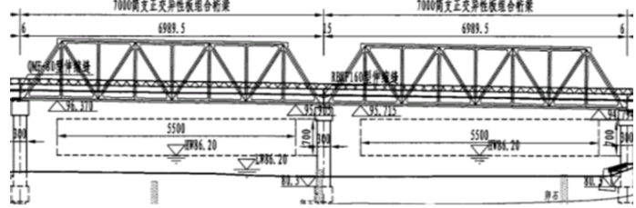 大橋右幅鋼桁梁運輸與安裝專項施工方案