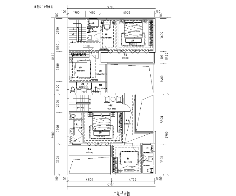 新中式別墅小區(qū)住宅戶型匯總