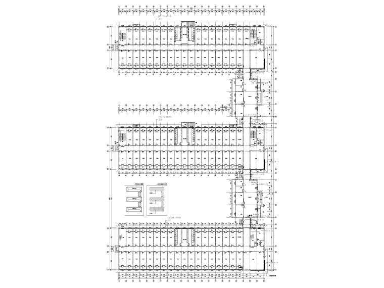 大学宿舍楼室内装修设计施工图