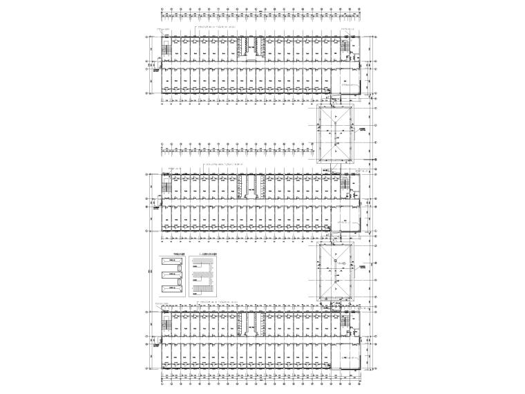 大学宿舍楼室内装修设计施工图