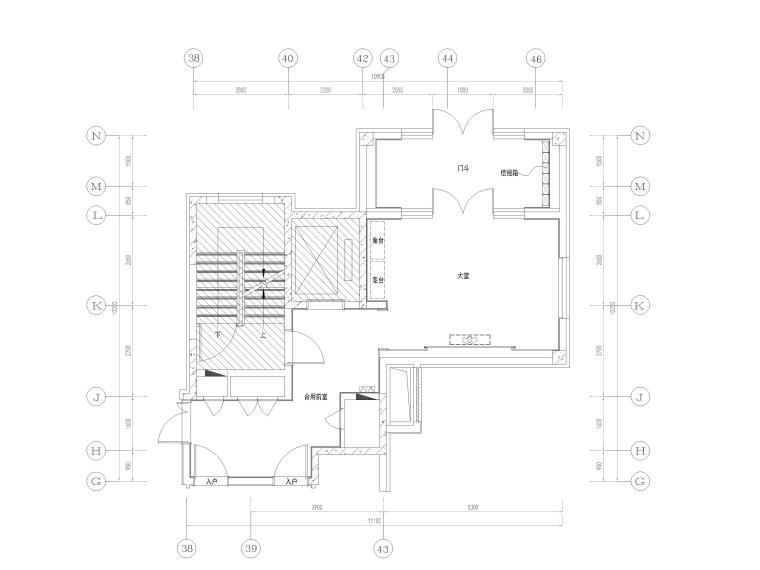 高層住宅樓公區(qū)及物業(yè)用房施工圖