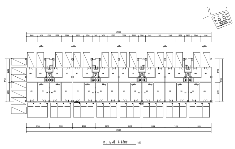 六層疊拼住宅170+180㎡戶型圖