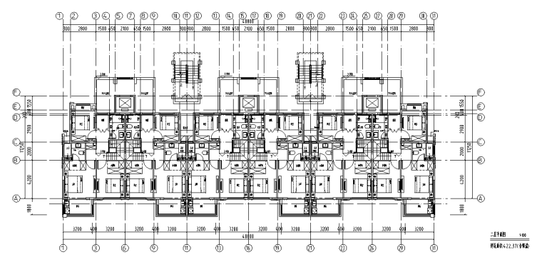 四层叠-120㎡+140㎡户型图