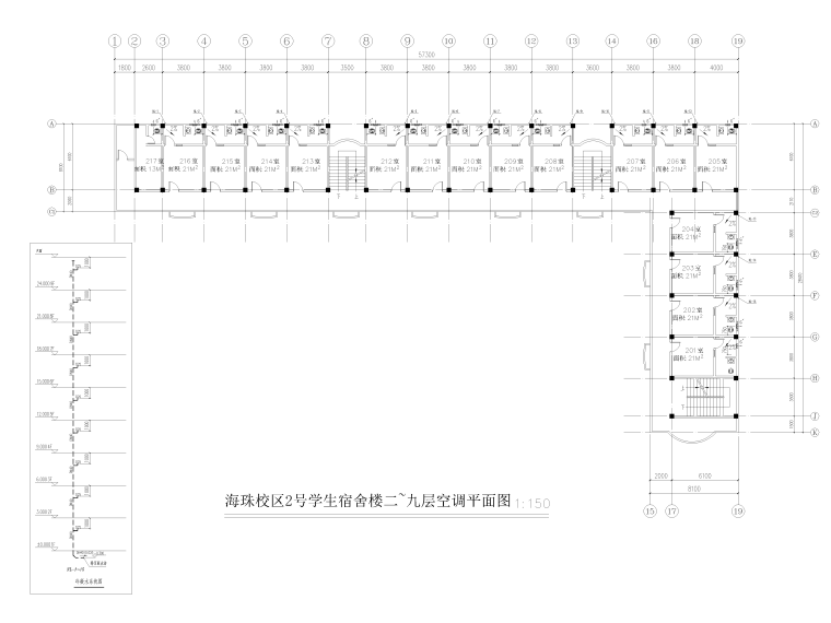 職業(yè)技術(shù)學(xué)校暖通施工圖