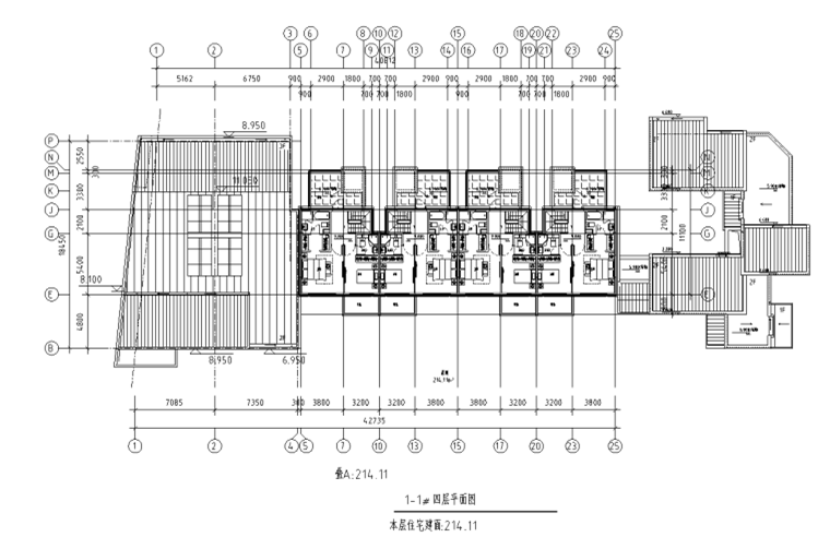 四五層疊拼117,、125,、135、142㎡戶型圖