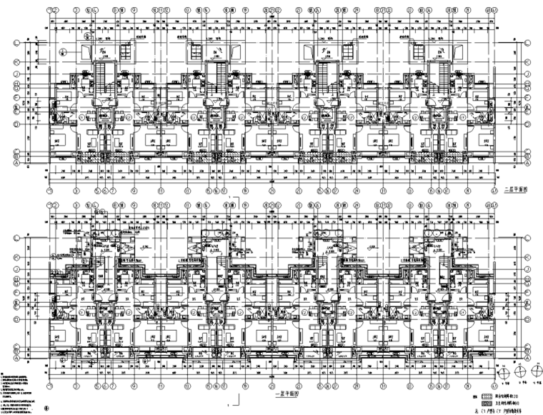 6層洋房居住區(qū)戶型圖設計 