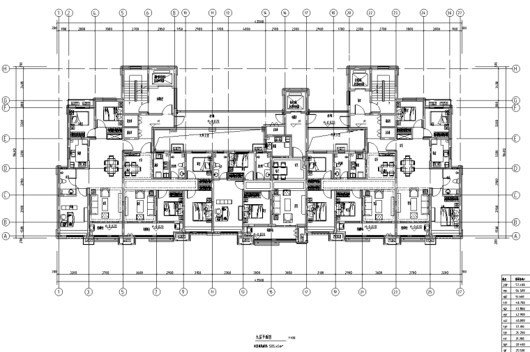 16套剪力墙结构住宅户型图