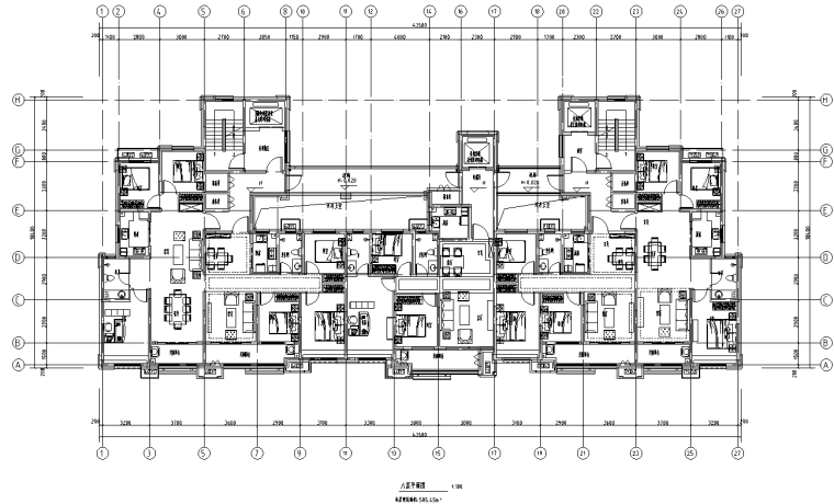 16套剪力墙结构住宅户型图