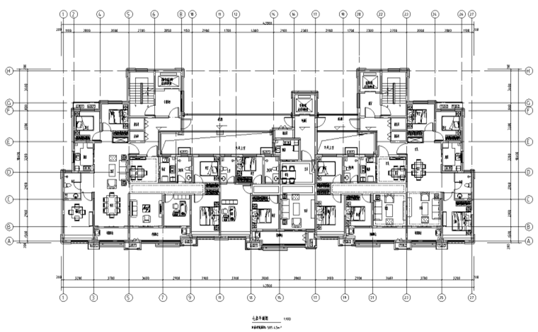 16套剪力墙结构住宅户型图