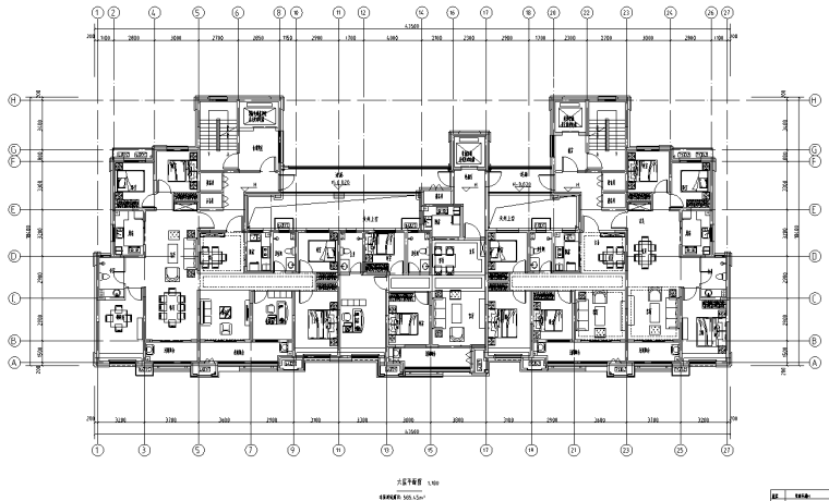 16套剪力墙结构住宅户型图