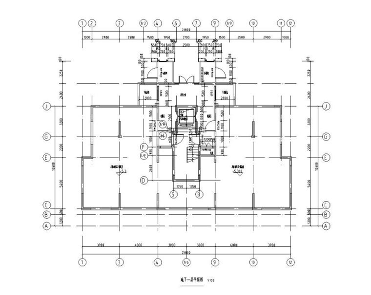 新中式一梯兩戶117㎡戶型圖設(shè)計(jì)