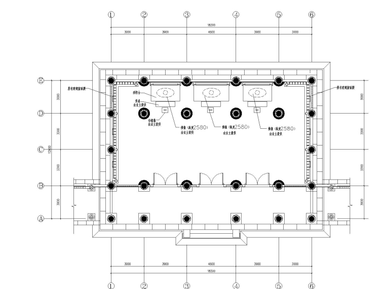 观音园_2800㎡_室内装修CAD施工图