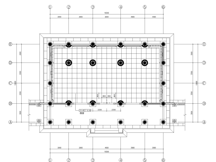 观音园_2800㎡_室内装修CAD施工图