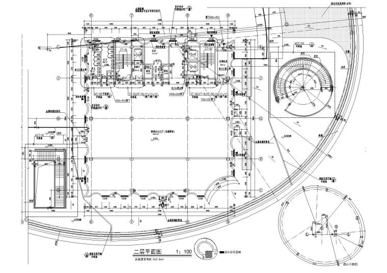 社区中心全套建筑图纸+效果图