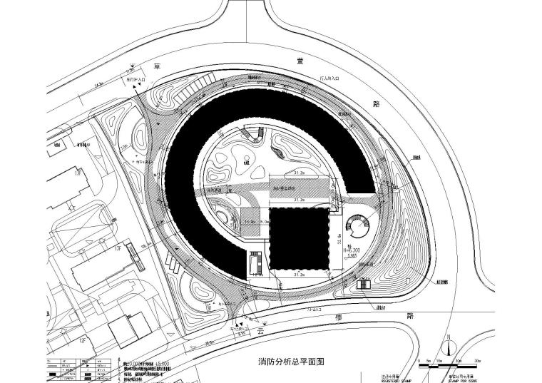 社区中心全套建筑图纸+效果图