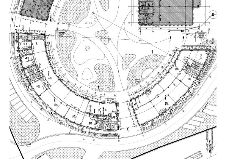 社区中心全套建筑图纸+效果图