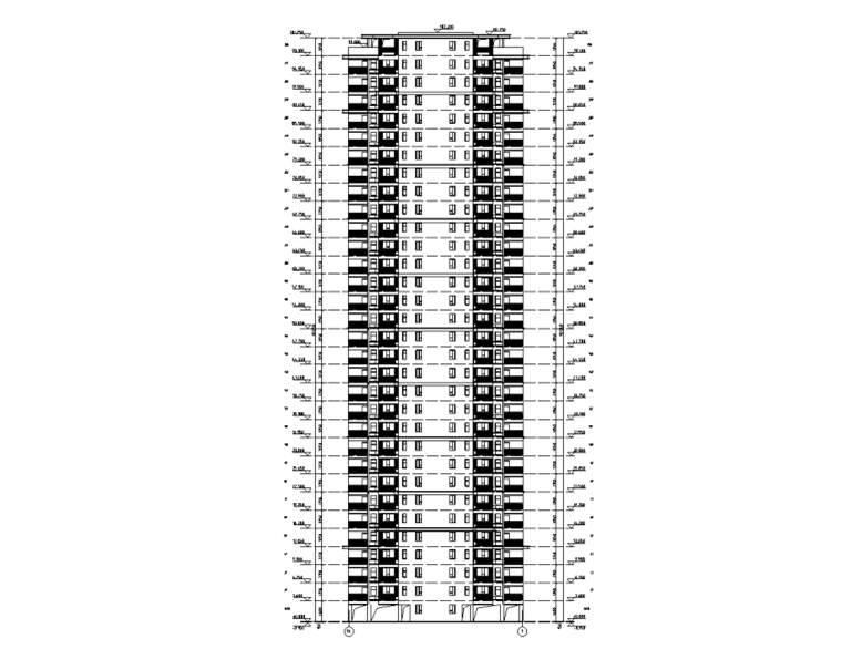 33層1梯2戶住宅戶型圖設(shè)計