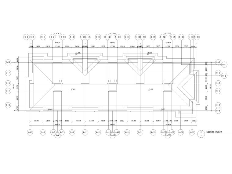 多層洋房1T2三拼_2+2面寬戶型圖