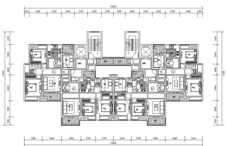 高層戶型圖-金地強排戶型匯總