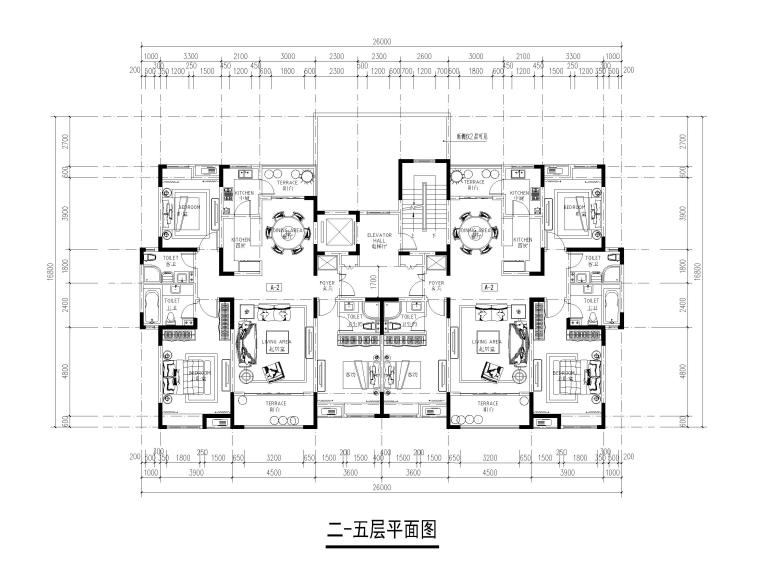 22套多層住宅平層戶型設(shè)計(jì)