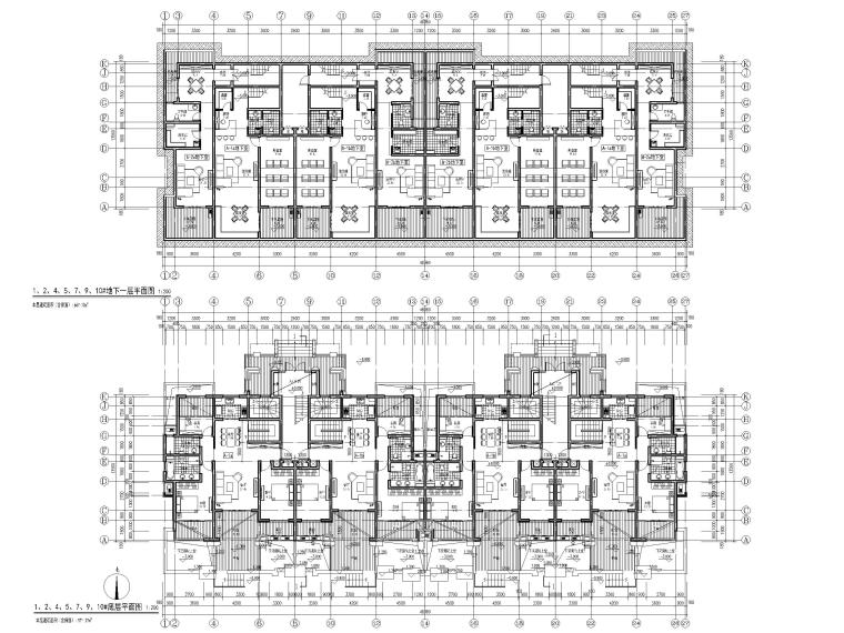 22套多層住宅平層戶型設(shè)計(jì)