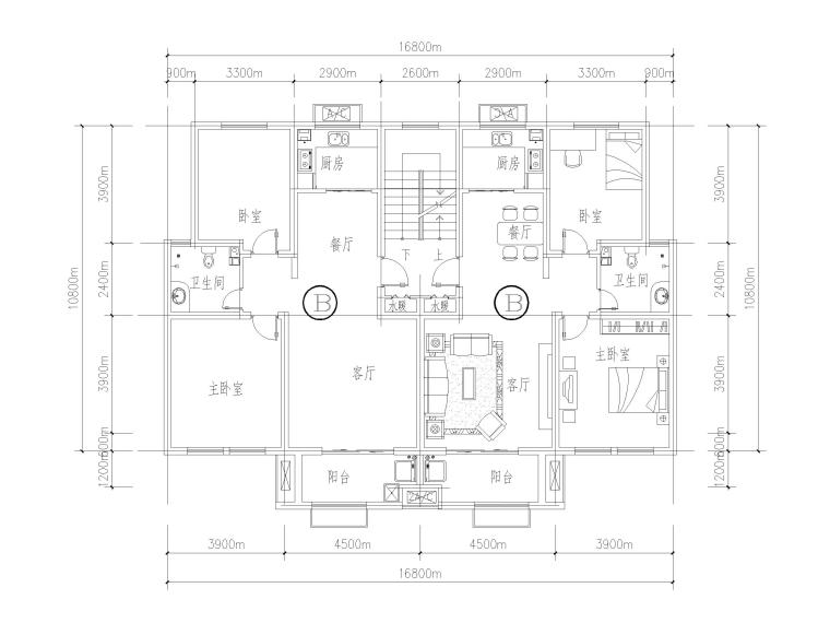 22套多層住宅平層戶型設(shè)計(jì)